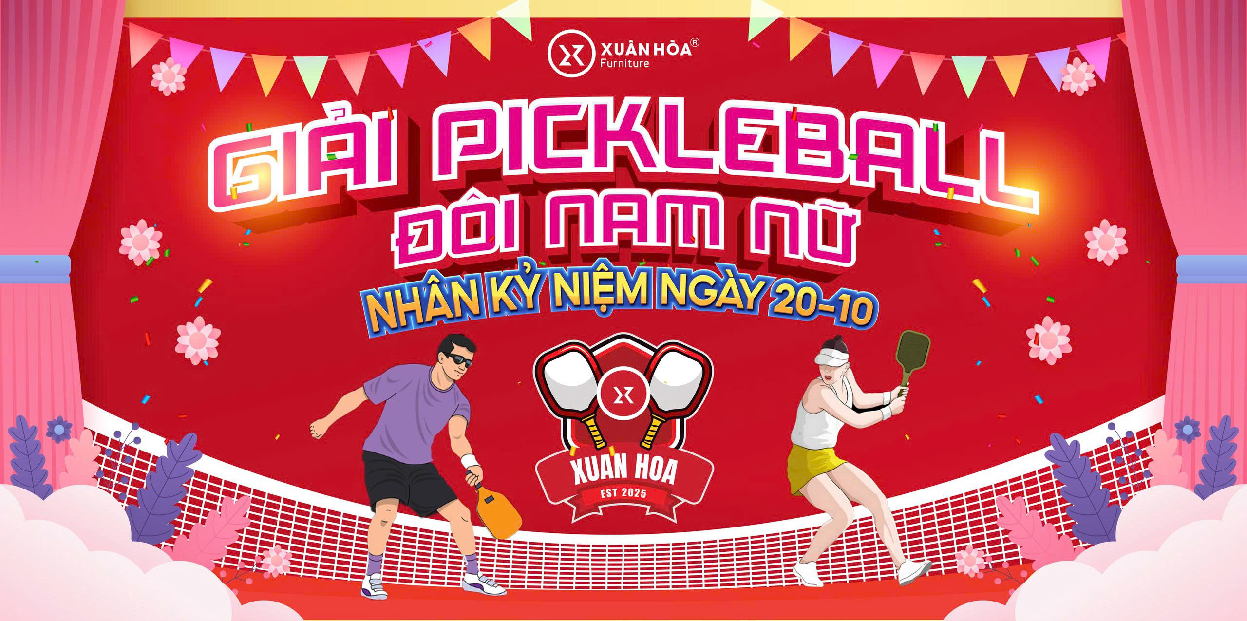 Khai mạc Giải Pickleball Xuân Hòa 2025 – Lan tỏa tinh thần thể thao, chào mừng Ngày Phụ nữ Việt Nam 20/10