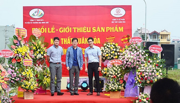Mừng khai trương showroom nội thất Minh Anh – Công ty TNHH MTV Tư vấn và Thương mại Minh Anh – Tại TP Bắc Giang